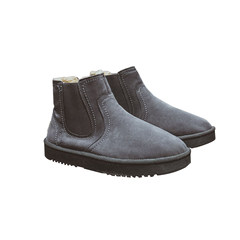 Men's and women's stores, winter high boots, men's boots, Korean trends, Martin shoes, Martin boots, lovers' boots, shoes Forty-three gray