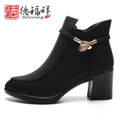 In the spring of 2018, the new style will be fitted with Korean style high-heeled casual skid-proof  black 35 