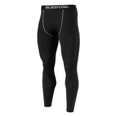 Wholesale 2018 summer brand nine-point pants quick dry stretch fitness pants polyester compression p black s. 