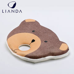 Cute bear pillow slow rebound memory cotton anti-bias head set pillow baby pillow pillow can be cust brown 28 & amp; Times; 20.5 & amp; Times; 3 