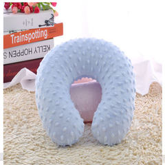 Manufacturer wholesale can disassemble and wash baby pillow travel pillow children`s cartoon neck pi blue 31 * * 10 27 