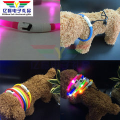 The factory supplies large dog collar with pet collar, chest and back strap led rechargeable luminou blue 
