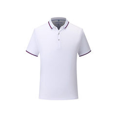 Sports advertising sweater processing customized high-end enterprise work clothes POLO shirt short s white s. 