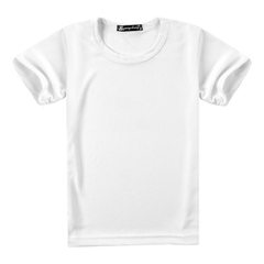 Children`s adult round neck quick dry clothes T-shirt logo taekwondo advertising shirt outdoor sport white 110 
