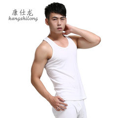 2018 new products men`s pure cotton sports vest men`s summer vest 1+1 rib vest manufacturers wholesa white l 