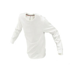 热升华太空棉套头圆领卫衣 DIY个性定制LOGO热转印专用 班服团体 白色 S