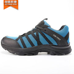 New autumn winter hiking shoes men`s skid lovers hiking shoes women`s shoes breathable waterproof ou Blue male money 38 