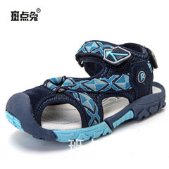New wholesale children`s sandals children`s sandals children`s sandals boys` sandals dalmatian rabbi Deep blue month 25 
