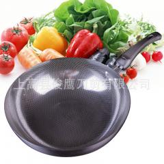 Supply linseed kitchen supplies smokeless wok rust-free household wok bright 30 cm