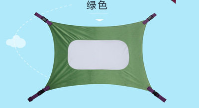 Hot style baby hammock can be disassembled and ventilated sleep hammock can be disassembled green 110 * 65 