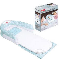 New baby portable separate bed baby comfort bed with lighting music multi-function baby bed blue 