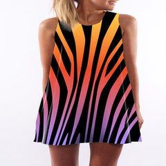 Spring and summer new European and American big brand big size female attire shows thin loose tiger  The picture color s. 