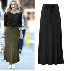 Add fertilizer to increase the size of women`s clothing wholesale skirt women`s spring and summer hi black l 
