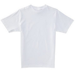 Wholesale pure cotton round collar short sleeve white advertising shirt combed cotton T - shirt cust white s. 