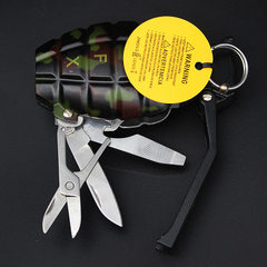ZL868 multifunctional hand grenade attachment camouflage color windproof lighter with small scissors camouflage ZL868 