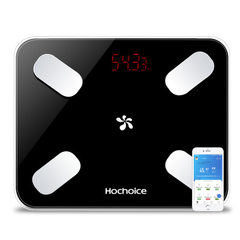 Flower tide /HC electronic scale precision body fat scale adult household weight scale body fat heal black 