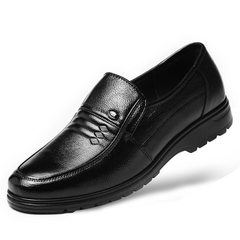 2018 new style spring and autumn men`s single shoes round head leisure shoes dad shoes commercial br 8832 black 38 