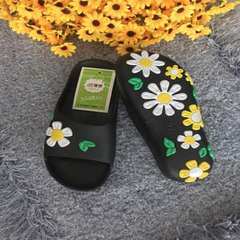 Song jia-liu wen with a pair of slippers cool slippers summer anti-skid beach flower shoes women thi black 36 