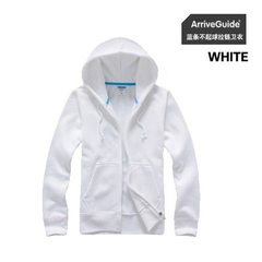 600G plus fleece cap, zippered cardigan, popular logo coat, tailored work clothes, custom logo white xs 