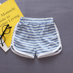 In the summer of 2018, the new south Korean version of children aged 0-4 years old is equipped with  Striped shorts/orange 80 cm 