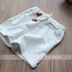 Girls` short pants of 2018 summer style are new style wholesale of children`s knitwear knits with ch gray 90 cm to 130 cm / 1 hand 5 pieces 