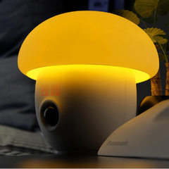 LED智能闹钟婴儿喂奶灯  咕咕智慧伴睡灯 USB充电变色床头灯 白色灯座 170*170