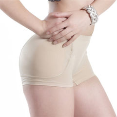 Women`s underwear with plastic waist, breathable, fake butt and full buttock black m 