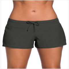 The new low-waist swimsuit with women`s swim shorts and sexy beach pants 41977 gray s. 