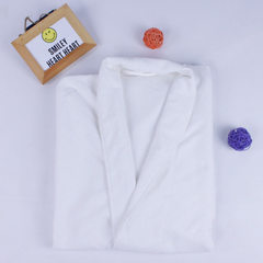 Super - fine fiber cat eye double - sided velvet double - sided cloth bathrobe can be customized for white 
