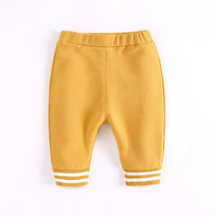 童装婴儿裤子baby休闲裤春款一件代发男女童长裤厂家直销 黄色 80cm