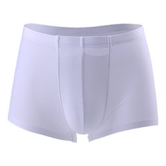 Super thin men`s unmarked underwear ice silk a sheet of unmarked ice silk underwear men wholesale cu white l 