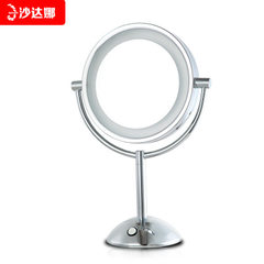 Cross-border special for desktop double-sided mirror ebay led cosmetics silver mirror shaddana cosme metal 8