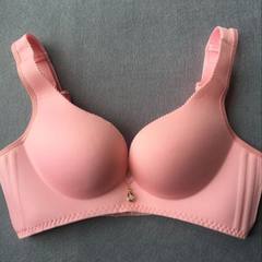 Small corset without steel ring, sexy and comfortable underwear, breast - adjusting bra pink 85 b, 