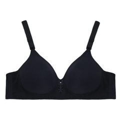 New thin bra, large size C cup, non-steel ring bra, gather together and adjust the collection of sex black 80 c 