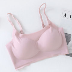 Women Japan still taste sleep underwear beautiful back thin shoulder yoga wrap breast wipe short sex pink s. 
