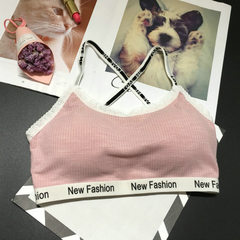 New style three - row button letters with chest pad colored cotton wrapped in the summer comfortable pink All code 