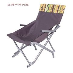 Manufacturer spot outdoor beach chair camping barbecue multi-functional fishing chair folding stool  brown 