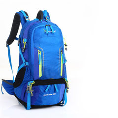 Outdoor waterproof sports backpack mountaineering bag travel bag travel bag large capacity backpack  Wine red 