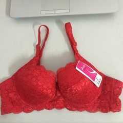 Gather together to adjust the shape of the thin cotton bra Fanny 029 factory direct supply red 75 b, 