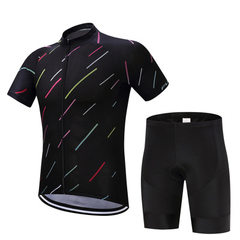 FUALRNY brand new fleet version of the back belt cycling suit professional short sleeve cycling appa With short sleeves s. 