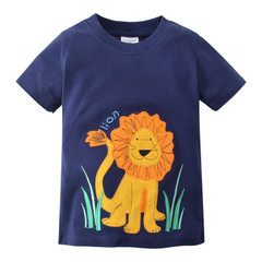 Summer short sleeve children`s wear wholesale cartoon cotton children`s T - shirt half - sleeve shir As shown in figure 80 cm - 130 cm / 6 1 hand 
