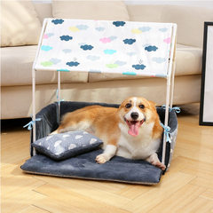 Dog kennel house cat kennel breathable creative dog kennel removable spot wholesale pet kennel dog k pink 63 x43x63 