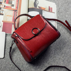 Genuine leather handbag manufacturer carries the crossbody bag tide wholesale 2018 new style single  red 