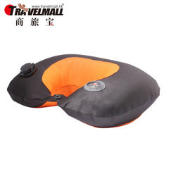 Business travel bao car home new type massage automatic inflatable pillow cervical vertebral massage orange 37.5 * 29.5 * 29.5 cm 