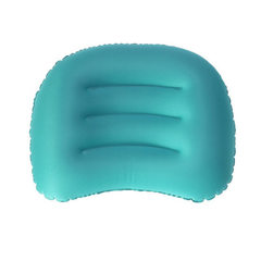 Outdoor air pillow, inflatable pillow, waist pillow, portable air pillow, airplane pillow, travel ne Blue (semicircle) 45 cm * 28 cm * 11 cm 