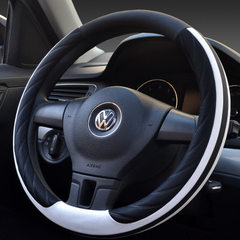 2018 mili new car steering wheel cover four seasons general motors set a two-color crash color fashi white 36 cm 
