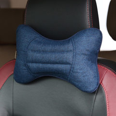 Wholesale oumeijia hot selling quality four seasons with automotive semen cassia bamboo charcoal deo New flax health neck pillow - sapphire blue 30 * 18 