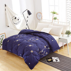 Bedding on the new winter by thickening warm fleecy blue retro velvet double quilt manufacturers who blue 220 * 240 