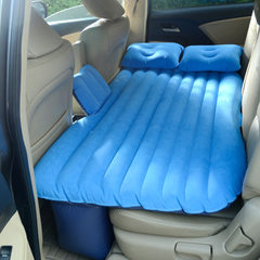 Automobile lathe car inflatable mattress car shock mattress car flocking inflatable bed car air cush Grey without blocking 