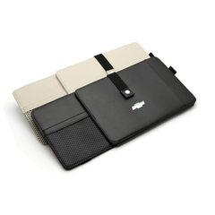Creative with the car logo multi-function sunshade board CD clip car mobile phone bag card sleeve ca [black] 31cm*15cm 
